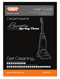 vax rapide spring clean vcwrs700