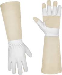 Long Sleeve Leather Gardening Gloves