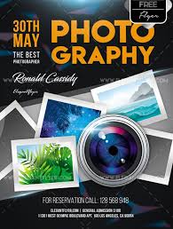 photography free flyer psd template