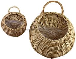 Handmade Woven Hanging Basket Natural