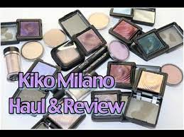 kiko milano cosmetics haul review