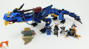 LEGO 70652 Ninjago Stormbringer Dragon - Blue Dragon Beast Review Opening -  YouTube