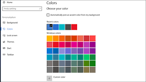 Change Desktop Background And Colors