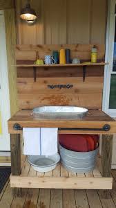 outdoor kitchen sink