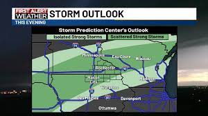 Isolated Strong Storms Possible Tonight