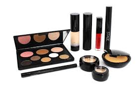 kit 3 full studio makeup kit red