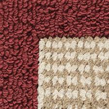 mainstays traditional faux sisal red