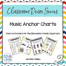 Music Anchor Charts For The Mlt Inspired Classroom Chevron
