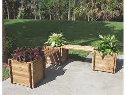 Organic Gardening Planter Bench