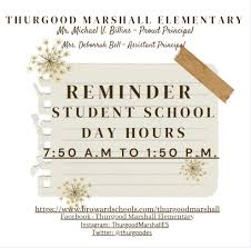 thurgood marshall elementary homepage