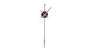 Nomon Punta Wall Clock Black Oak