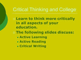 School Librarians  Allies in Teaching   st Century Critical Thinking   College    