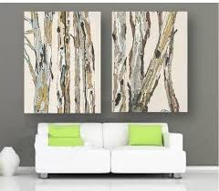 extra large wall art diptych set