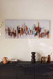 Buy Multi Colour Abstract Cityscape