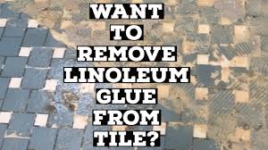 remove linoleum glue from tile the easy