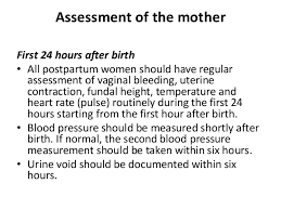 Postpartum Examination