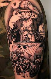 Luffy Tattoo | One piece tattoos, Chest tattoo men, Arm tattoos for guys