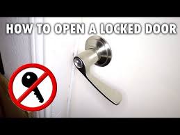 how to open a locked door in a couple
