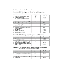 School Invoice Template Old School Invoice Template Student Fee