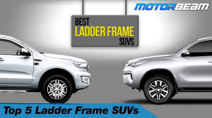 top 5 ladder frame suvs in india