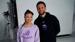 Stephen curry reveals his new cornrows braids haircut look at the 2020 nba draft lottery. Storm Reid And Steph Curry S Curry 7 Shoe Collab Popsugar Fitness