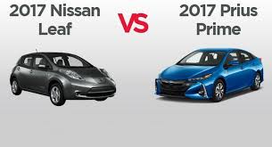 Green Comparison Chart Nissan Leaf Vs Toyota Prius Prime