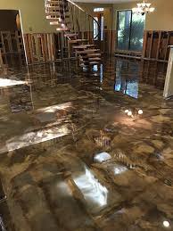 stained concrete floors in near