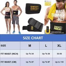 Sweet Sweat Weight Loss Slimming Trimming Waist Trainer Fitness Belt Shapewear