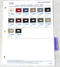 Purchase 2003 Land Rover Dupont Color Paint Chip Chart All
