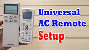 universal ac remote setup