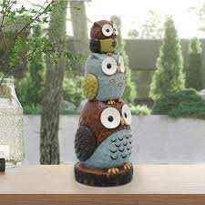 Maypex 17 75 In H Stacking Owls