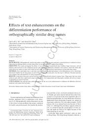 Pharmaceutical companies of hong kong‎ (4 p) pages in category pharmaceutical companies of china the following 34 pages are in this category, out of 34 total. Pdf Effects Of Text Enhancements On The Differentiation Performance Of Orthographically Similar Drug Names