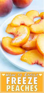 how to freeze peaches whole or sliced