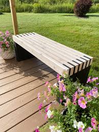 how to stain outdoor furniture plus a