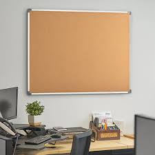 Wall Mount Cork Board With Aluminum Frame