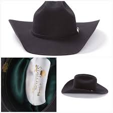 John B Stetson Oak Ridge 3x Cowboy Hat With Silver Buckel