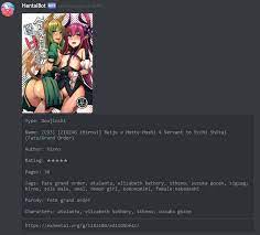 GitHub - awhitetiger/discord.py-hentaibot: A bot that shows info from  exhentai and e-hentai links desu and pixiv desu and pull images from /h/ by  tag desu. Also has a sauce bounty system desu.