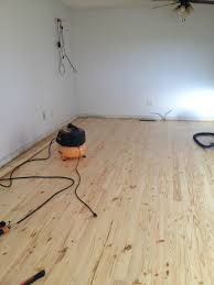 how we installed real wood floor for