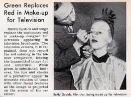 1938 early television makeup eyes of