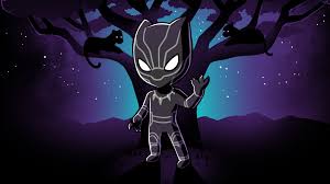 black panther superhero art