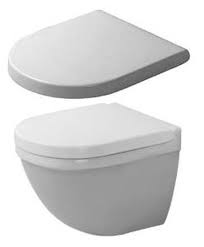 Wall Hung Toilet And Seat Set With