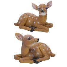 Garden Resin Deer Figurine Outdoor