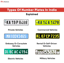 Search vehicle registration details by vehicle number. Types Of Number Plates In India Hsrp Explained Number Plate Registration Plates Commercial Vehicle