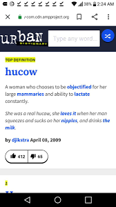 Hucow define