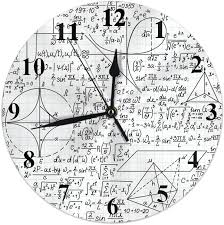 Aoyego Mathematical Formulas Wall Clock