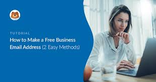 create a free business email address