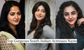 south indian actresses name