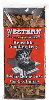 The water pan and wood chip tray are designed for easy removal, so cleaning is bradley smokers are known for their unique briquettes that feed neatly into the smoker during cooking, with less mess. Amazon Com Western 38074 Reusable Smoker Tray Smoker Chips Garden Outdoor
