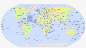 political map country name world map