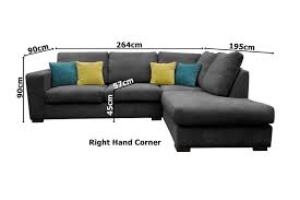 corner sofa dakota grey cream light